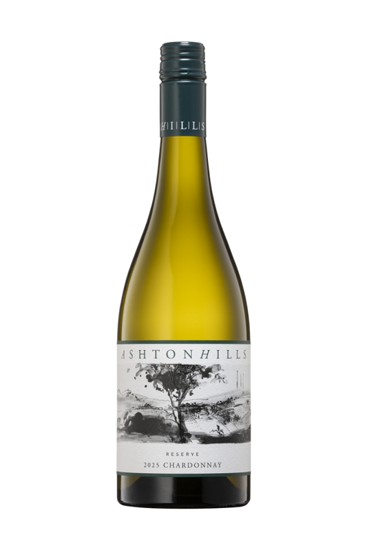A bottle of Ashton Hills Reserve Chardonnay 2025