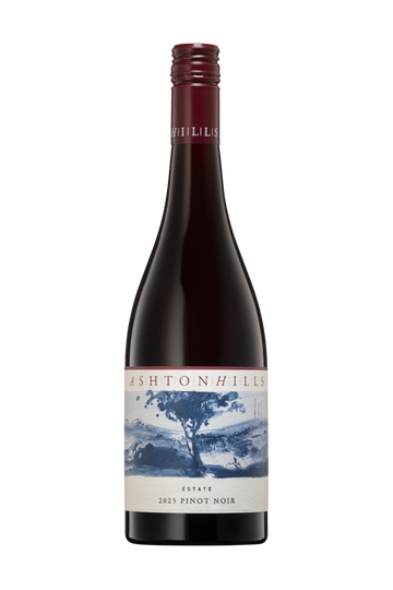 A bottle of Ashton Hills Estate Pinot Noir 2025